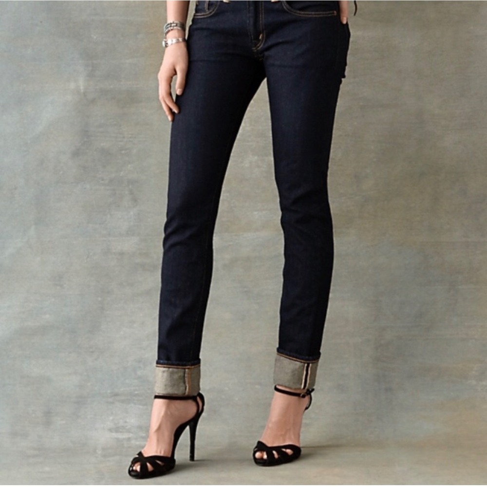 Ralph Lauren Double RL Dark Indigo Skinny Jeans